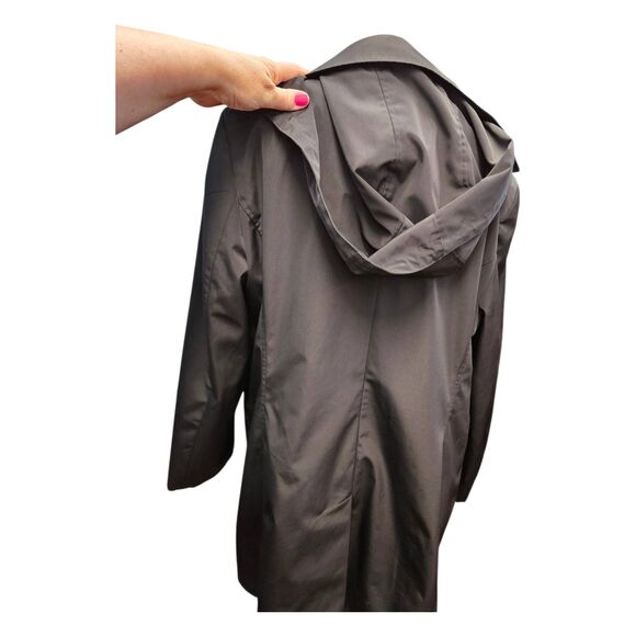 Calvin Klein Black Jacket Womens Size XL Spring Fall Raincoat - Picture 5 of 12
